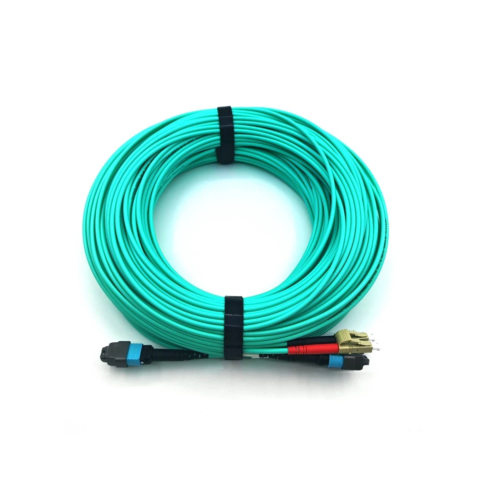 24 Fibres MPO Pou MPO OM3 Trunk Kab