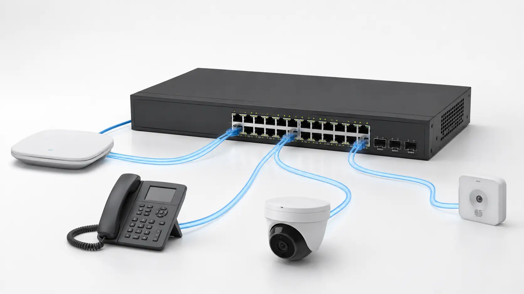 Estanda PoE eksplike: 802.3af vs 802.3at vs 802.3bt