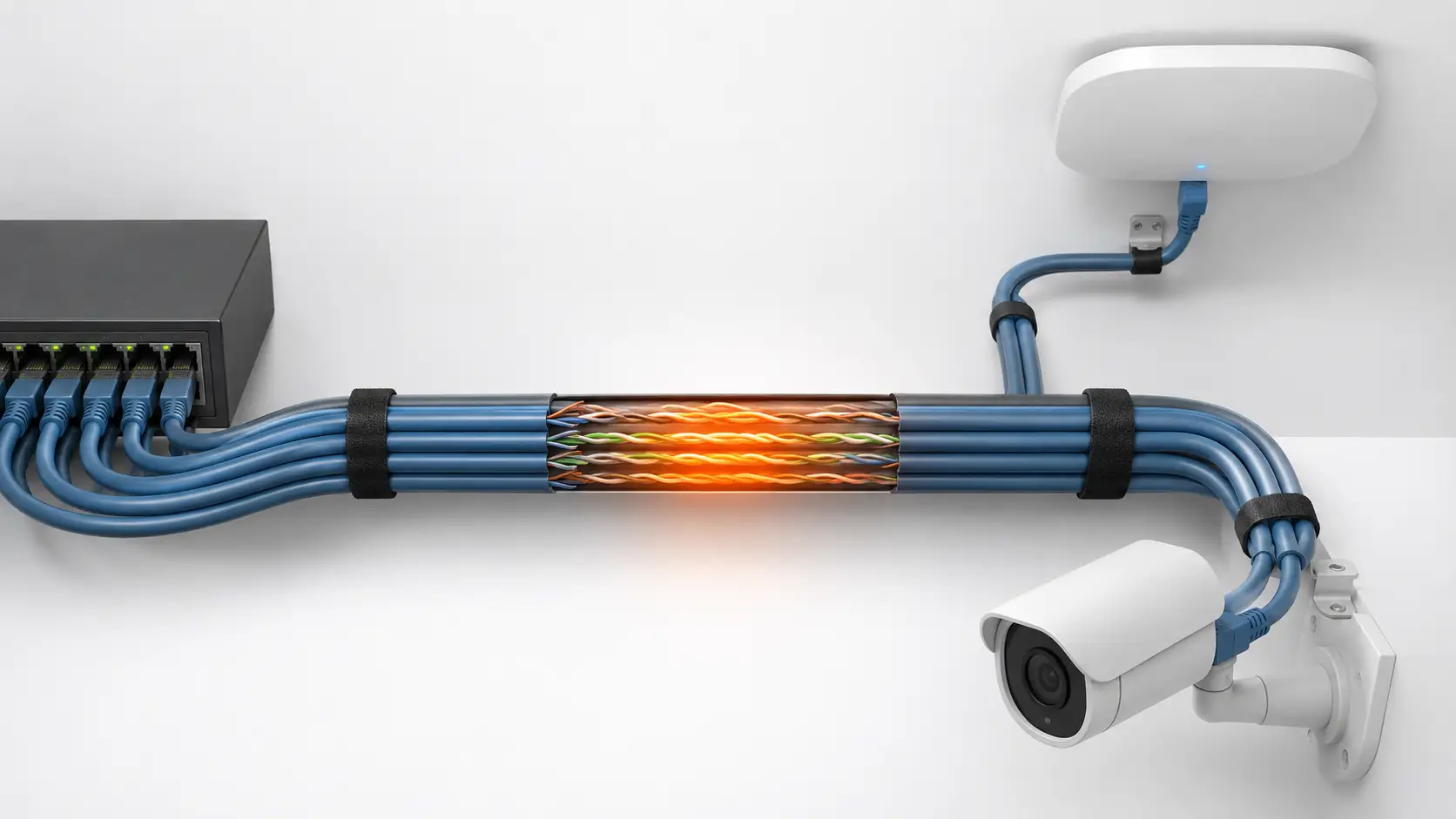PoE cable heat management PoE cable heat management